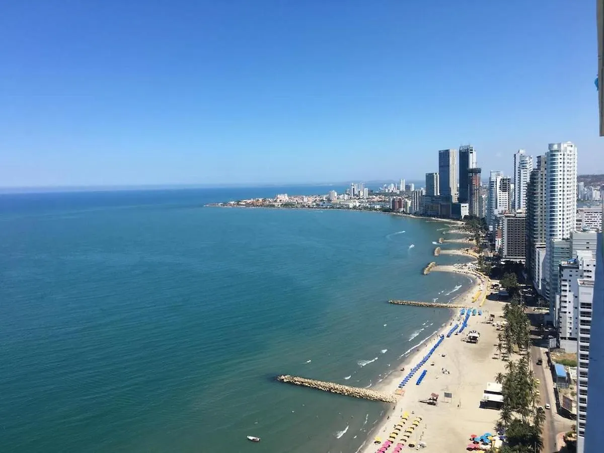 Palmetto Beach Vista De Frente Al Mar!!! Cartagena Colombia